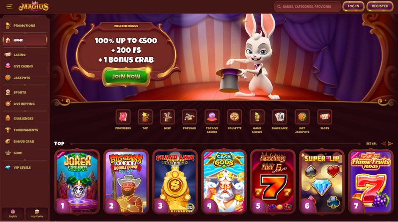 Explorez magius casino slots